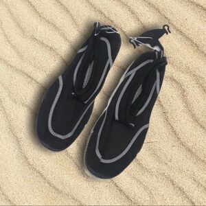 Men's Titus Water Swim Shoes C9 Champion Black Beach Sz 11 - 12 NWT!!!